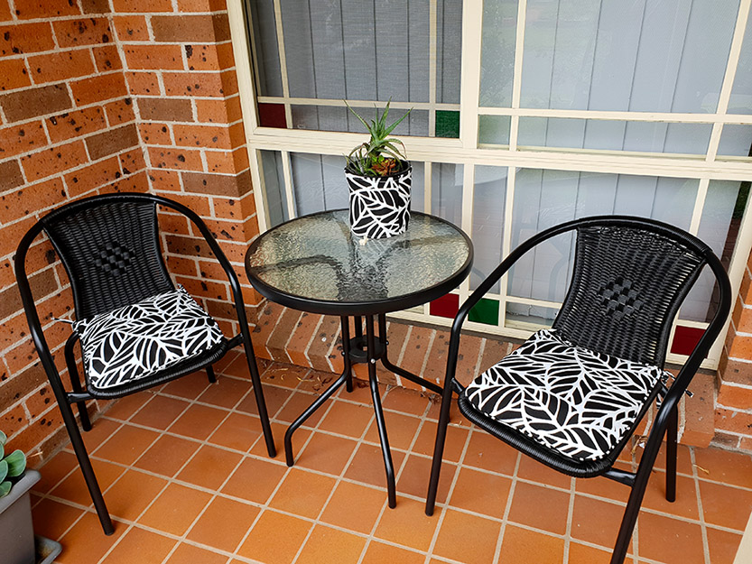 Sofa & Cushion Covers - Outdoor Chair & Plant pot covers